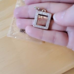 Small square origami owl photo locket